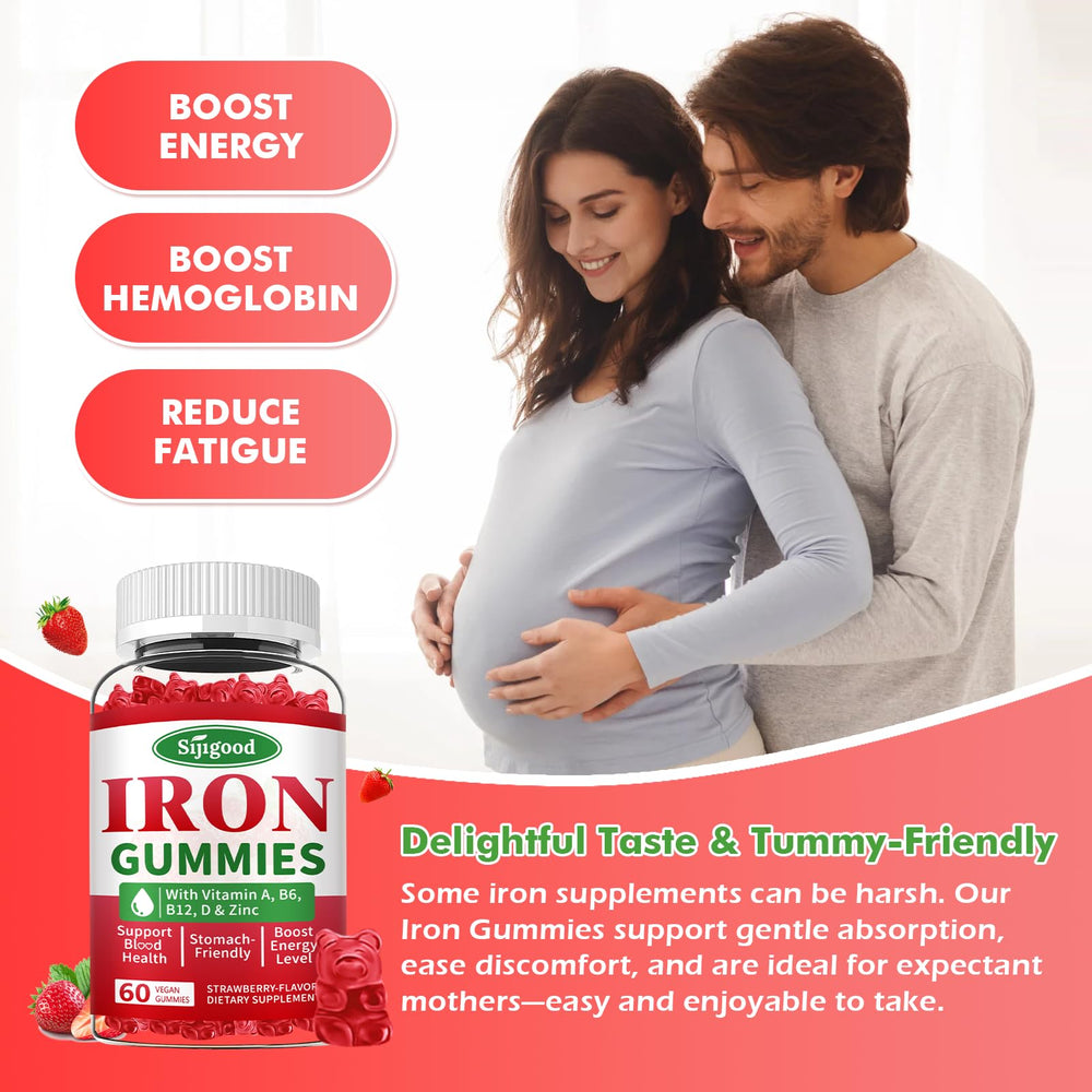Certification mark on Sijigood vegan iron gummies package