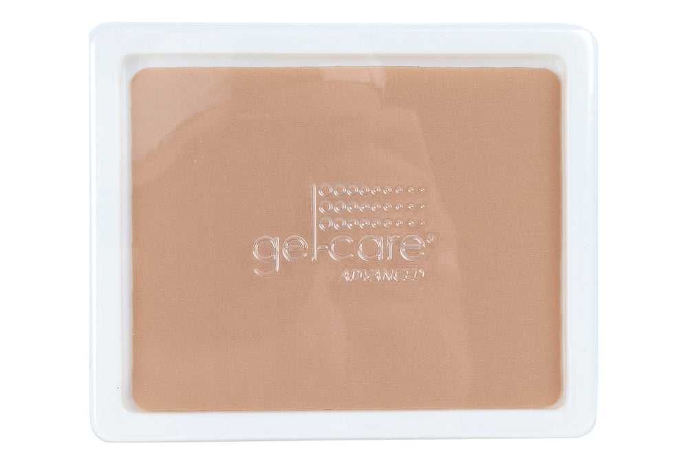 Silipos Gel-Care Advanced 610 self-adhesive scar sheet on skin for moisturized scar tissue