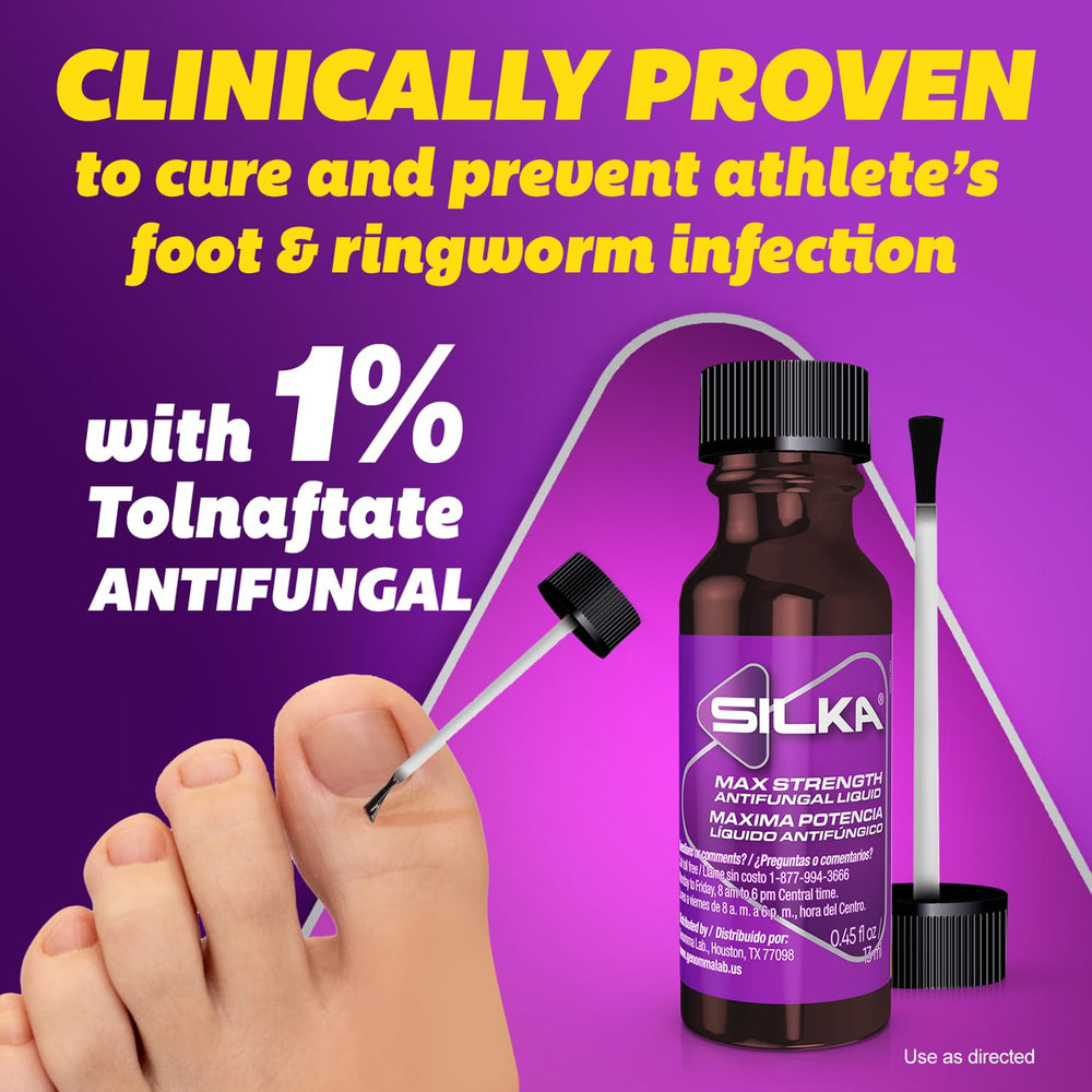 Silka Foot Care Kit packaging designed for athletes.