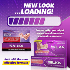 Silka jock itch treatment area demonstrated for use case.