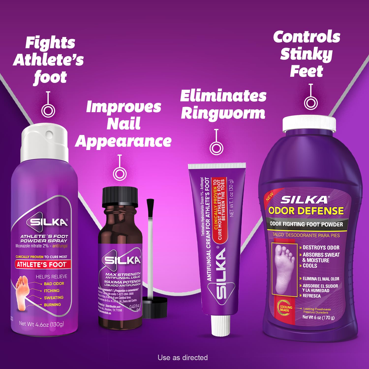 Silka Jock Itch Ringworm Cream applied to irritated skin areas.