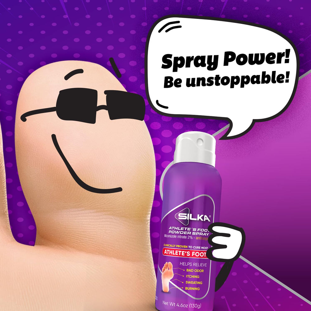 Silka twice-daily application on dry skin for comfort
