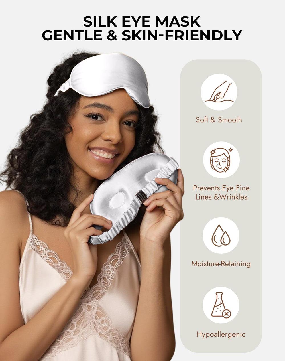 SilkSilky nose wing pads close-up enhances light blocking effectiveness