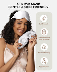 SilkSilky nose wing pads close-up enhances light blocking effectiveness