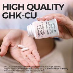 Siloharbor GHK-Cu capsules for easy daily dosage and routine.