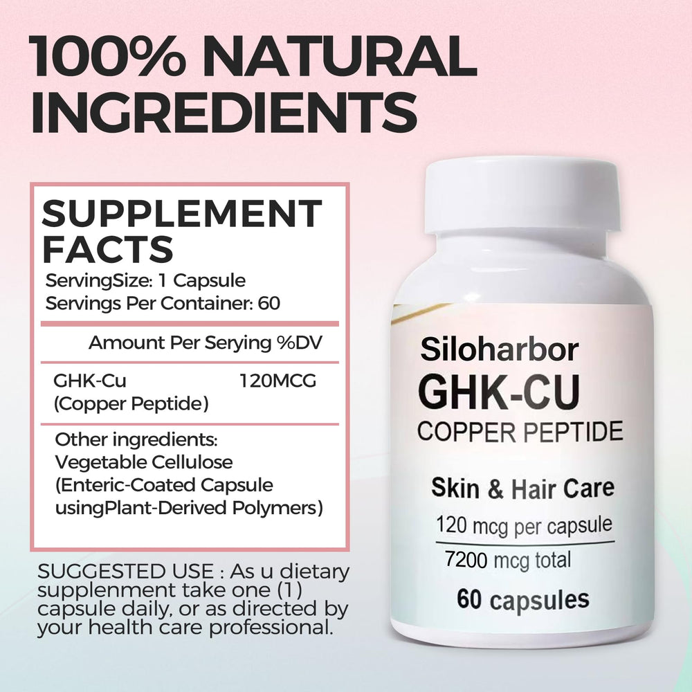Siloharbor GHK-Cu compact packaging for convenient storage.