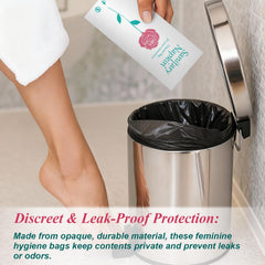 Leak-proof, opaque bags protect privacy and prevent leaks