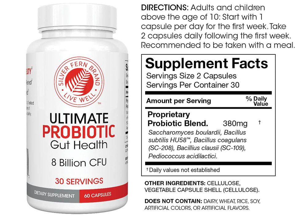 Silver Fern Gut Rehab Kit Cleanse Daily bottle ready to support gut comfort.