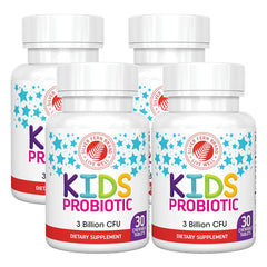Silver Fern Kids Ultimate Probiotic bottle front view, supports daily digestion.