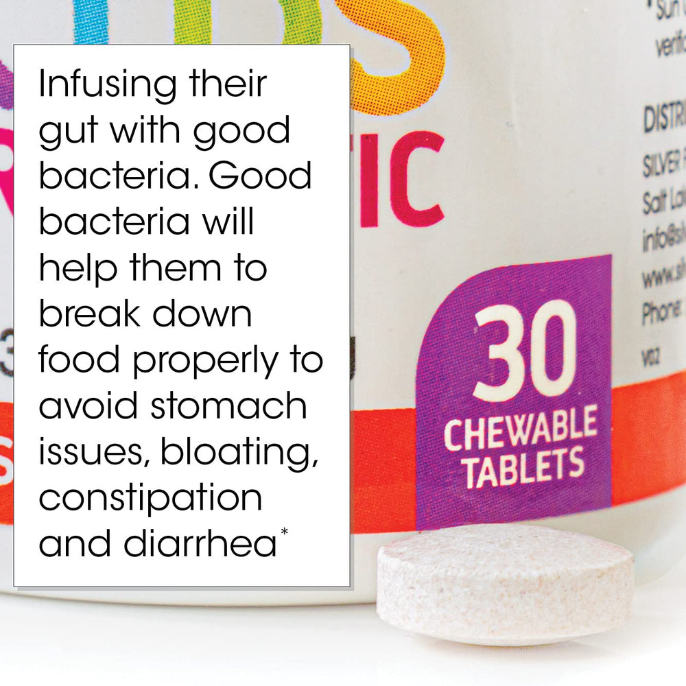 DNA verification label on Silver Fern probiotic bottle emphasizing strain survivability