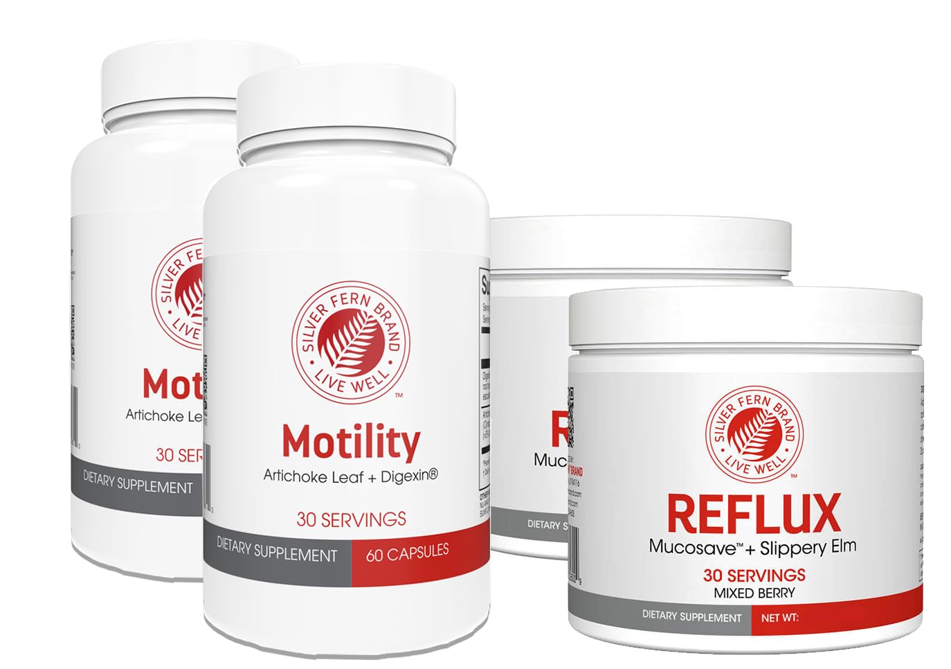 Silver Fern Motility capsules bottle for daily digestive support