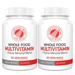 Silver Fern multivitamin bottle front view aiding daily energy support.