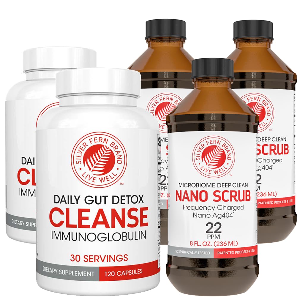 Silver Fern Nano Scrub Liquid bottle for daily cleansing routine