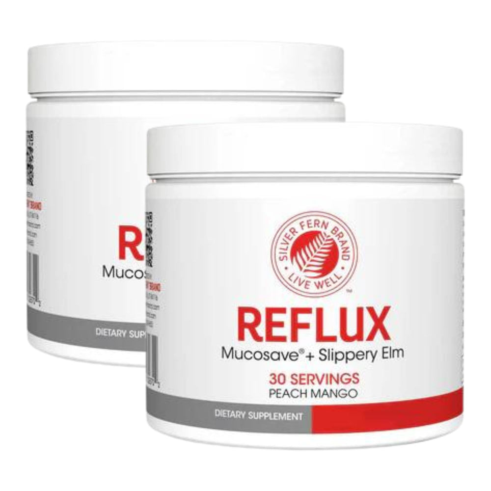 Silver Fern Reflux Peach Mango bottle for daily digestive support