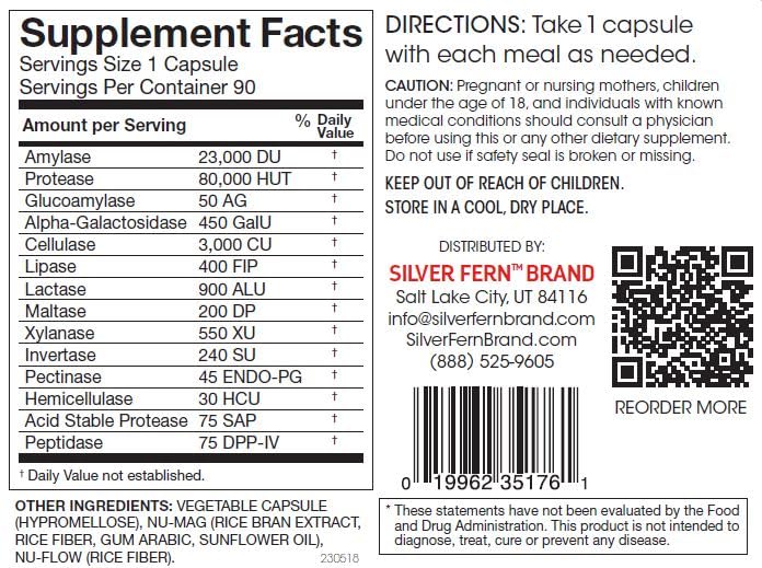 Capsules closeup from Silver Fern bottle for improved nutrient absorption