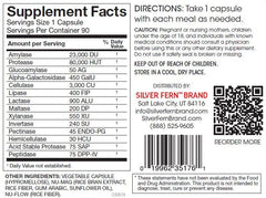 Capsules closeup from Silver Fern bottle for improved nutrient absorption