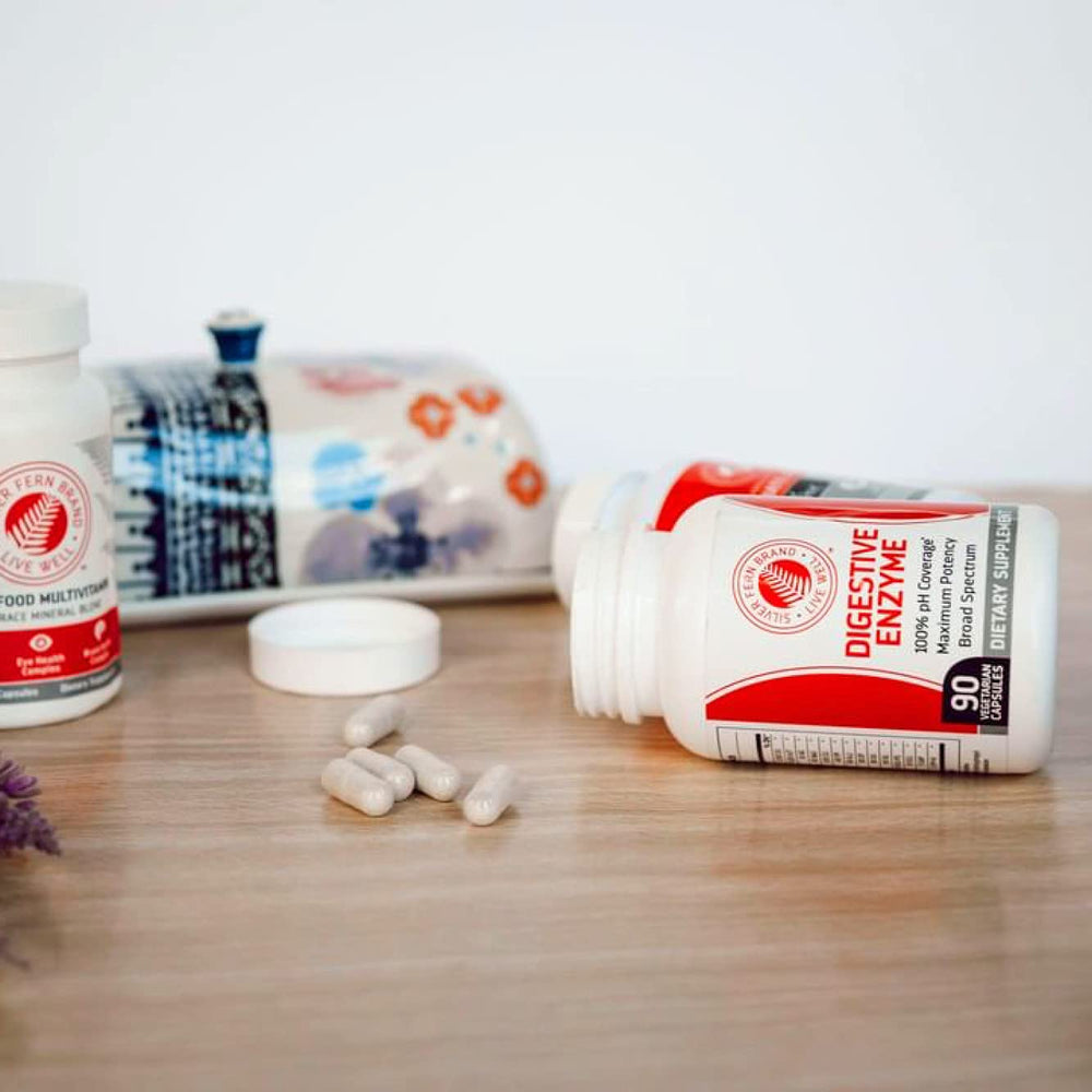 Silver Fern packaging details and enzyme blend information