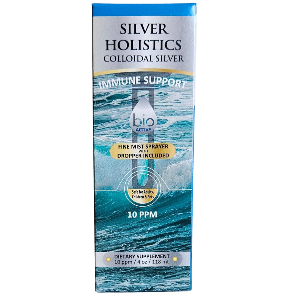 Distilled water base in SILVER HOLISTICS creates a pure starting solution.