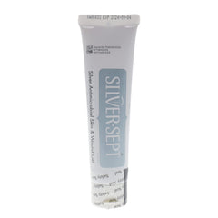 Silver-Sept wound care gel in a clean dressing area for prep