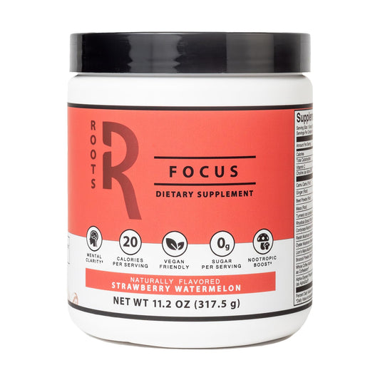Silver Star Roots Focus bottle front offering steady daytime focus.