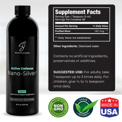 SilverCeuticals nano silver particles close-up showing enhanced surface contact.