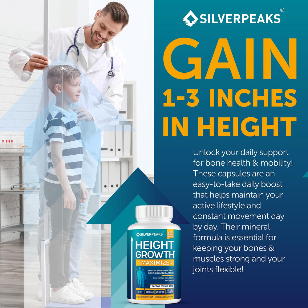 SILVERPEAKS Growth Capsules are US-made with a clean, GMO-free formula.