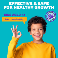 SILVERPEAKS kid-friendly fruit-flavored gummies with pleasant taste