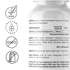 Silvershell tamper-evident bottle seal conveys freshness and safety.