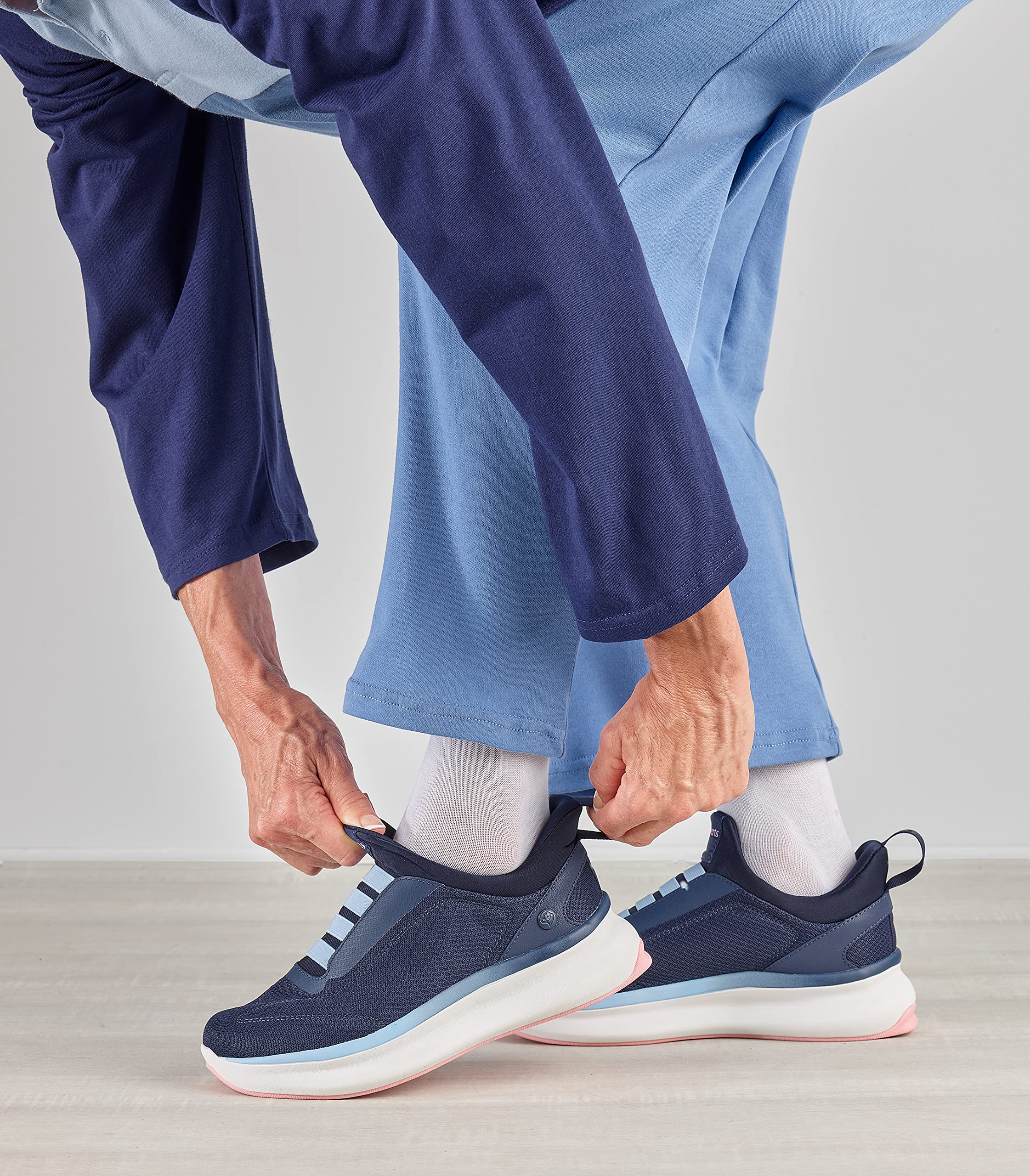 Silverts easy-entry design with wide opening and pull loop aids limited mobility users.