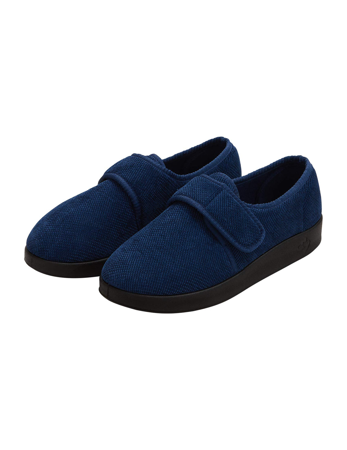 Silvert's adaptive slippers with easy-closure for effortless wear and adjustable fit.
