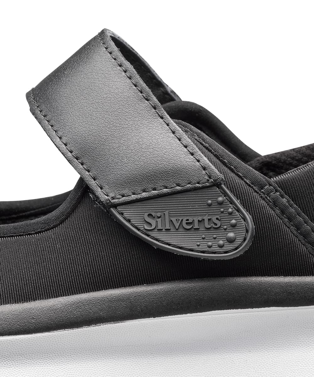Silvert's breathable mesh interior keeps feet cool and comfortable.