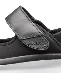Silvert's breathable mesh interior keeps feet cool and comfortable.