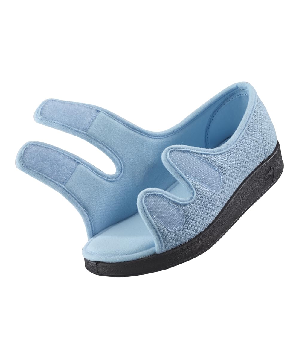 Silvert's diabetic-friendly footwear worn by a user easing daily foot care