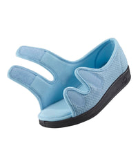 Silvert's diabetic-friendly footwear worn by a user easing daily foot care