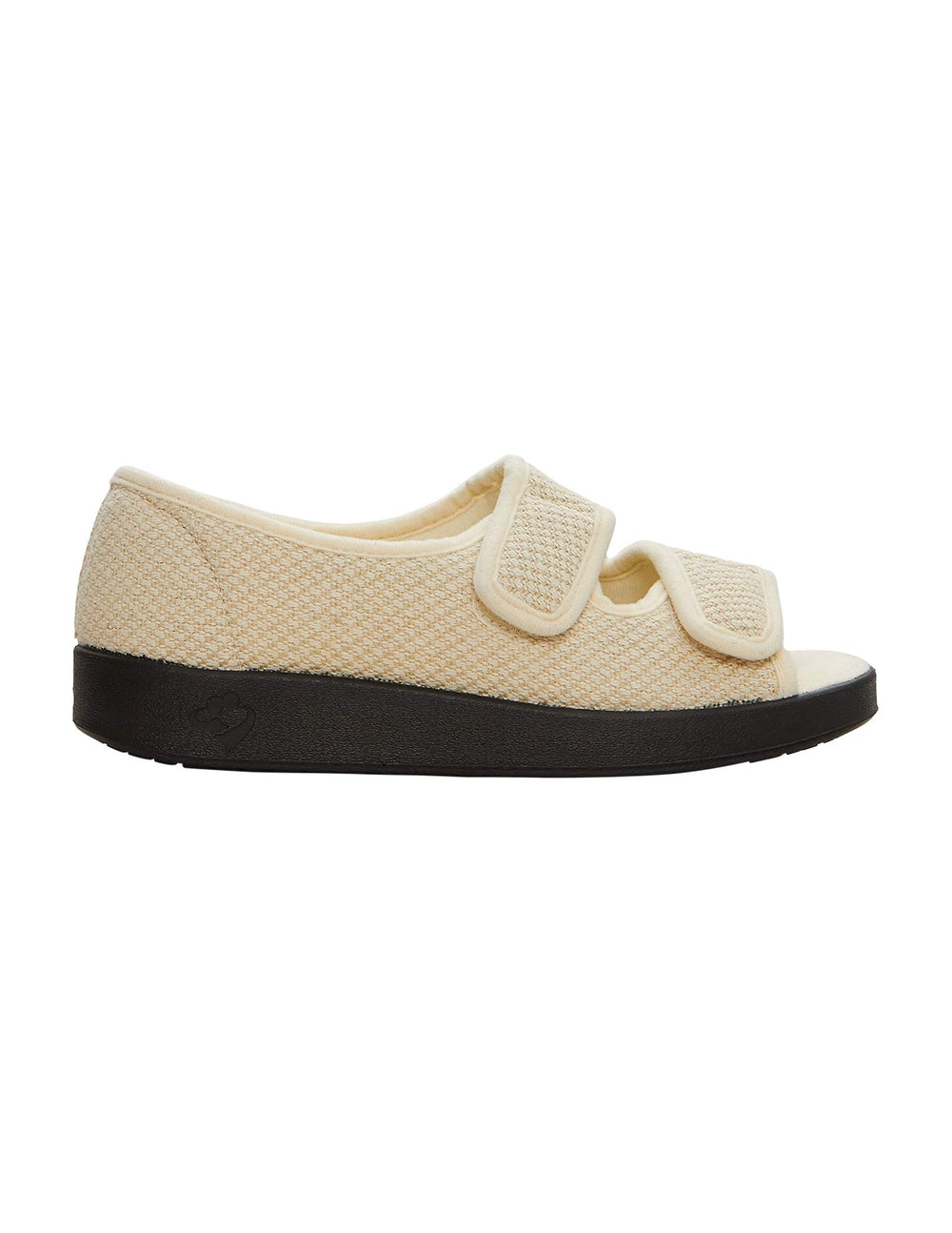 Silvert's Recovery Sandals featuring a diabetic-friendly wedge heel for gentle support