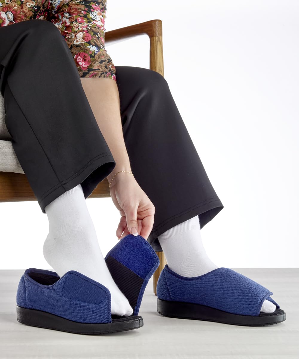Silvert's diabetic sandals offer extra width and breathable design for swelling relief.