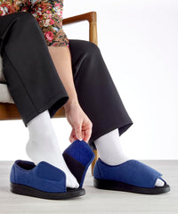 Silvert's diabetic sandals offer extra width and breathable design for swelling relief.