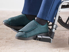 Silvert's diabetic slippers feature a fluid barrier to guard against spills and odors.