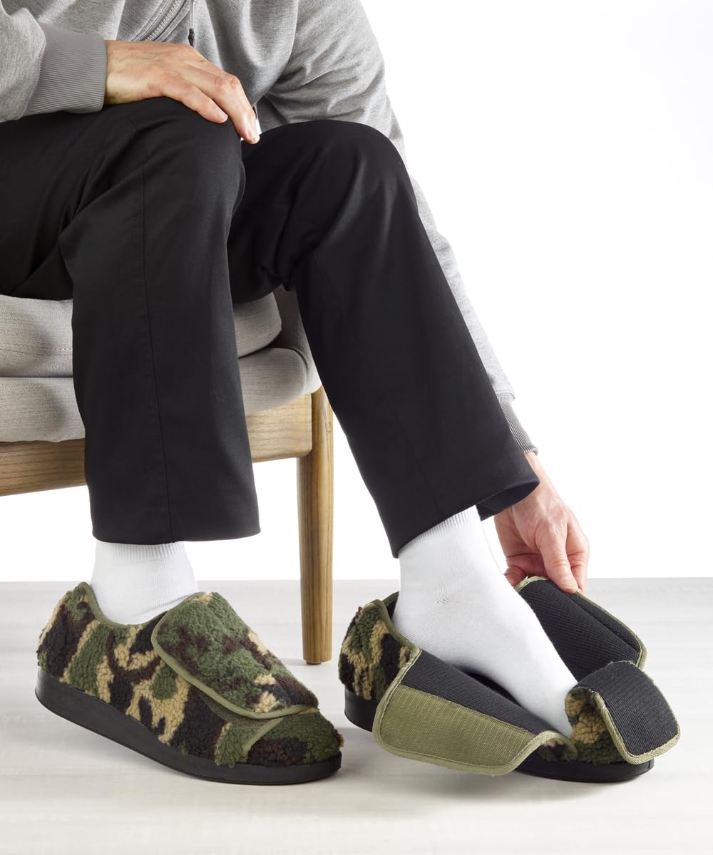 Silvert's slippers with fluid barrier protect against spills and odors.