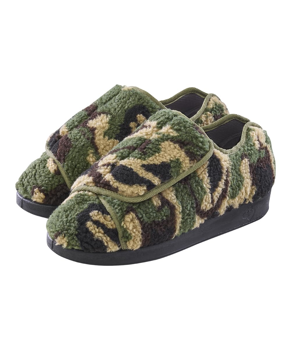 Silvert's diabetic slippers for men with open-closure design for easy wearing.