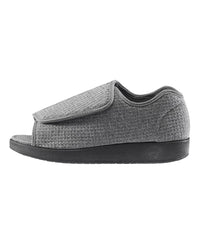 Silvert's wide-width slippers offer premium comfort for swollen feet.