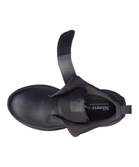 Silvert's Easy Grip pull-on feature supports simple, confident donning.