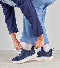 Silvert's easy-on footwear supports seniors and dexterity-challenged users.