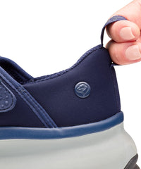 Silvert's easy-touch closure on Mary Jane shoe enables effortless one-handed fastening.