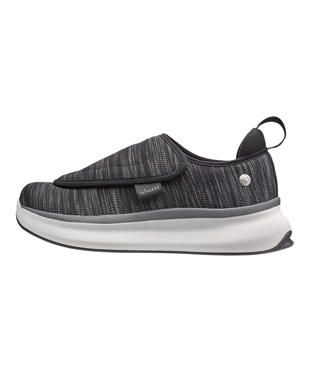 Silvert's Women's Extra Wide Comfort Shoes with adjustable closure for swollen feet and diabetic-friendly support.