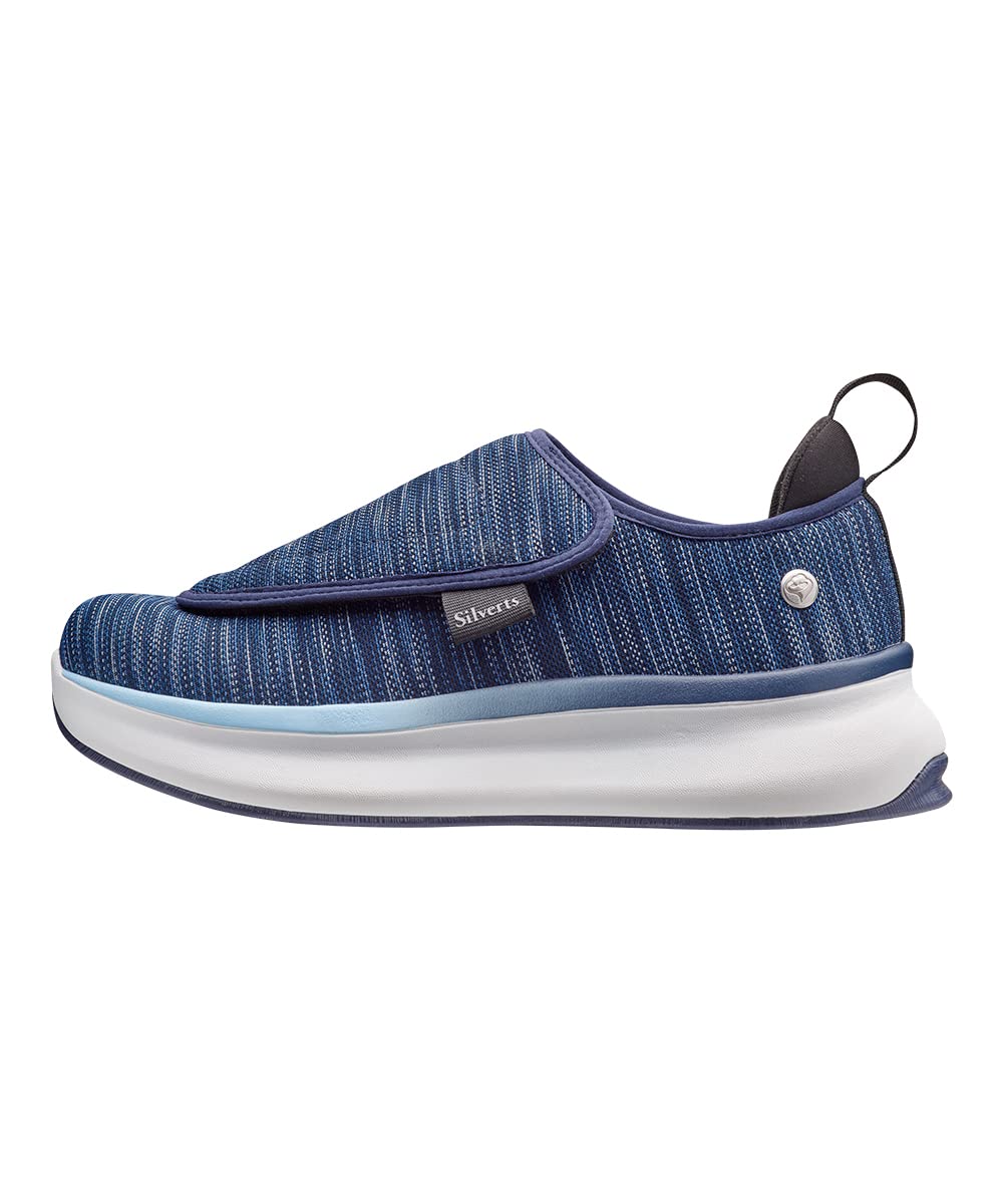 Silvert's extra wide shoe with adjustable closure for swelling comfort.