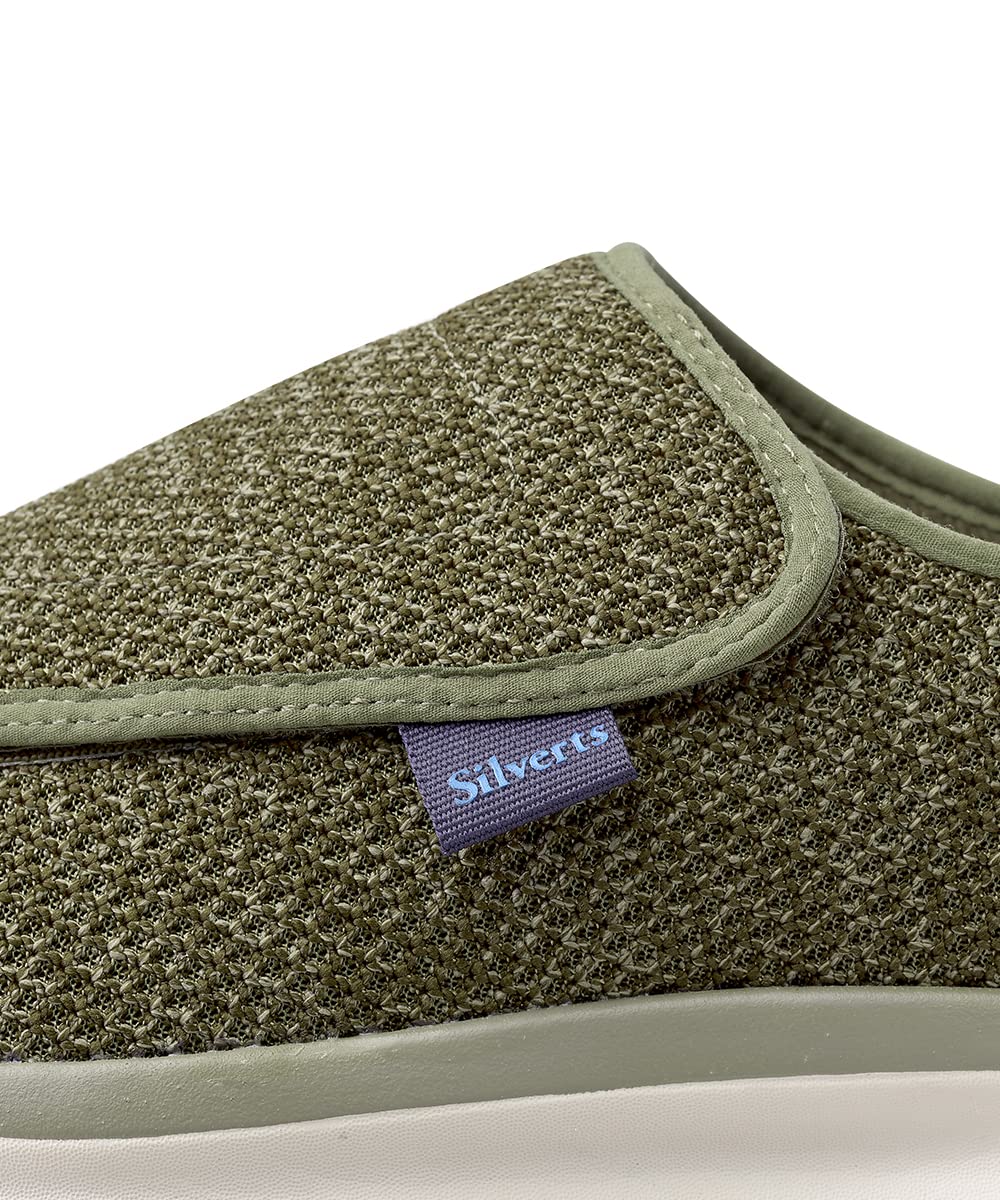 Anti-slip sole on Silvert's extra-wide walking shoe for safety