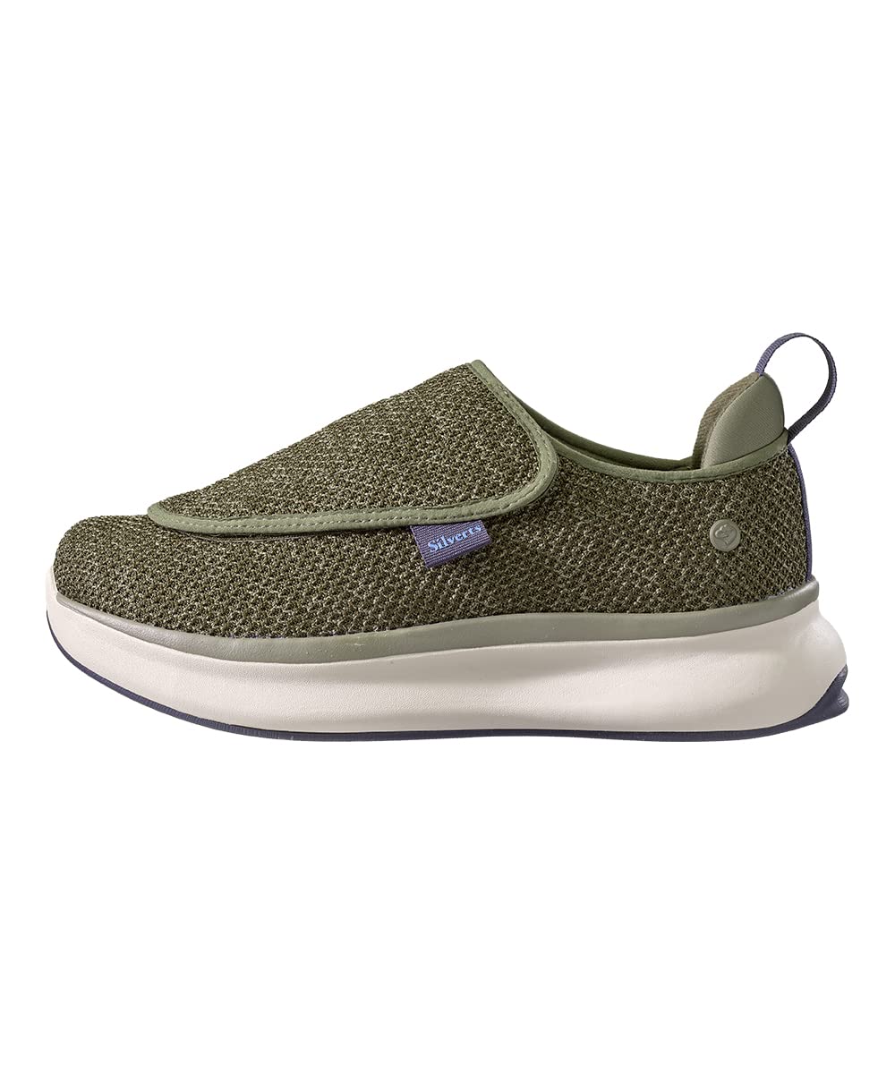 Silvert's extra-wide shoe with easy-touch closure for effortless dressing