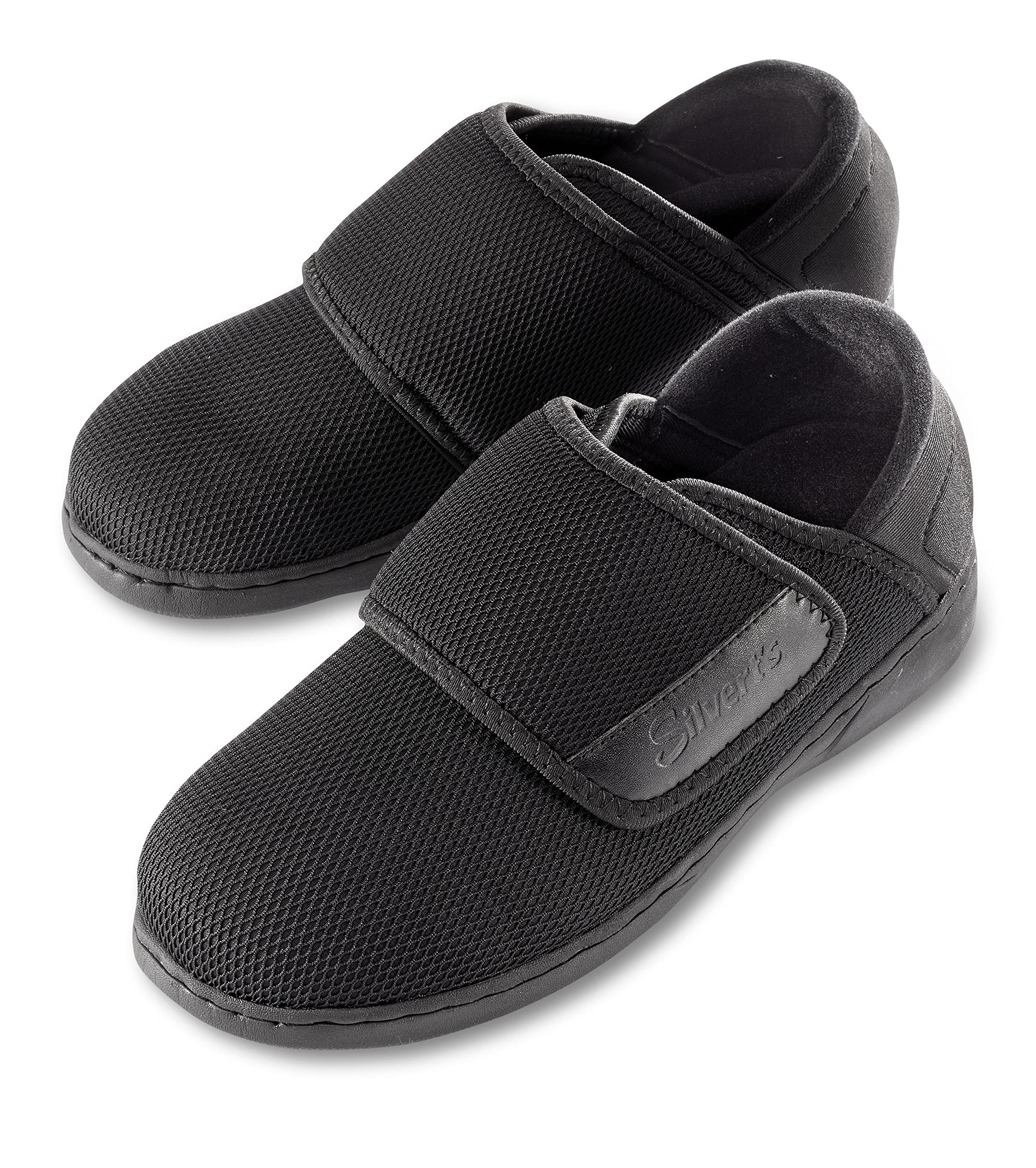 Silvert's Extra Wide Comfortsteps interior with removable insole for custom orthotics