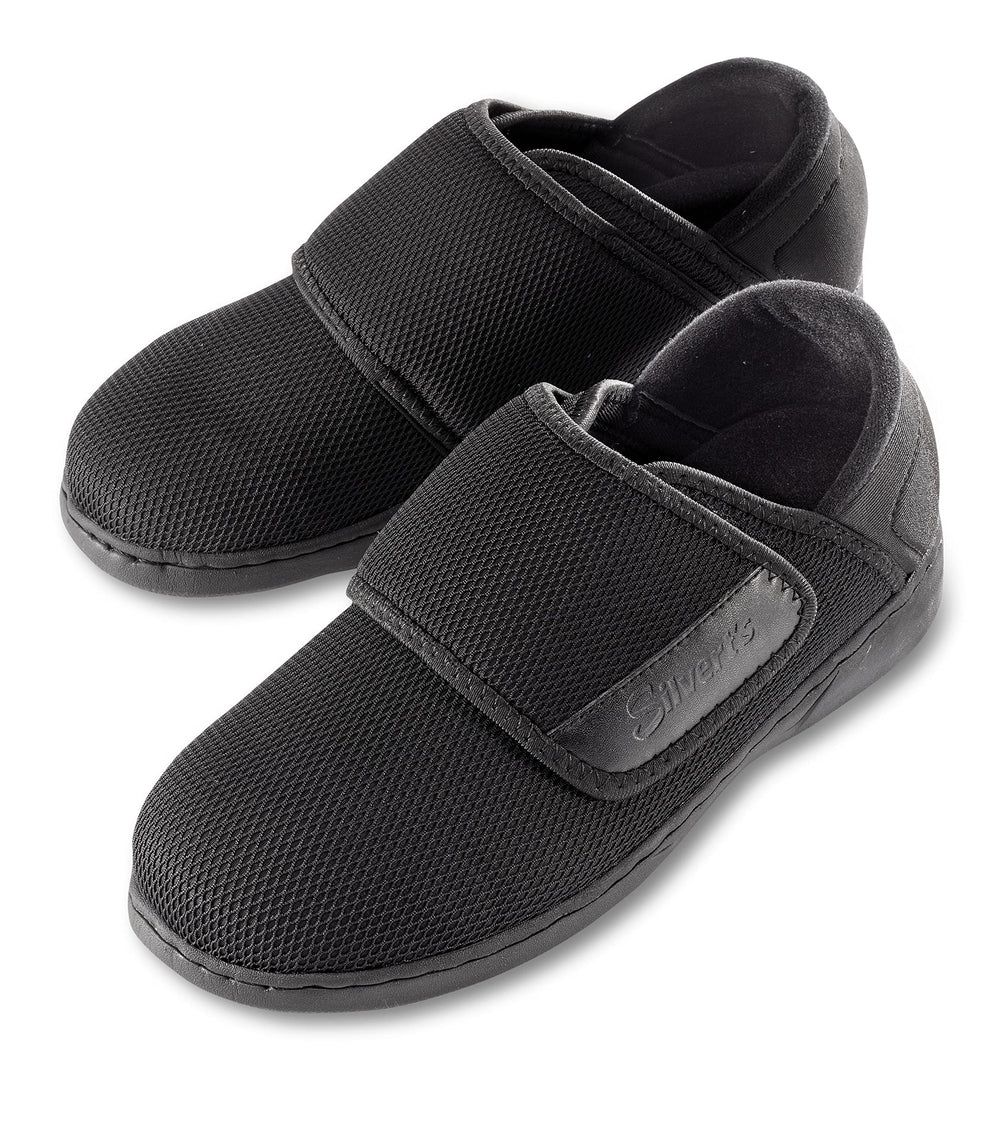 Silvert's Extra Wide Comfortsteps interior with removable insole for custom orthotics